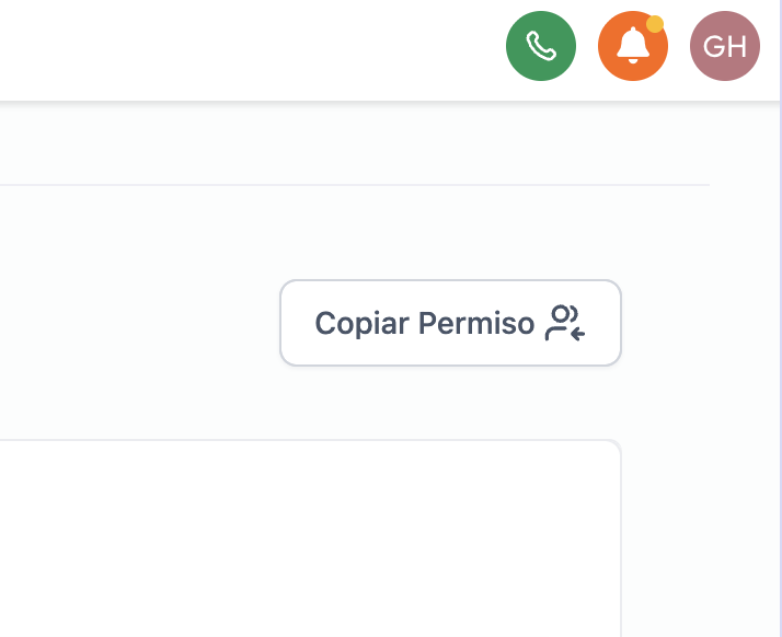 Botón Copiar Permiso